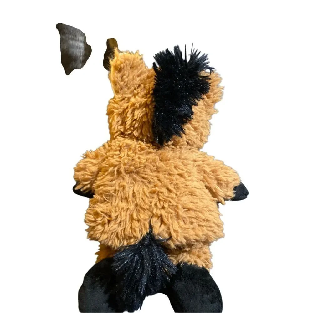 Mty international  Hand puppet horse plays, music, notes of old, McDonald, plush